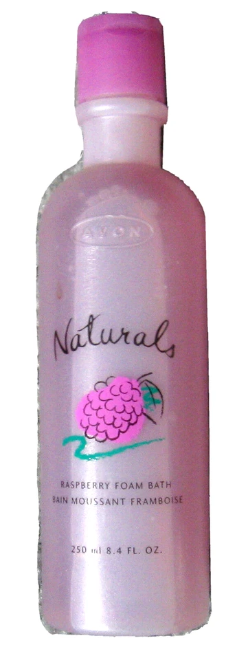 Bath Body NATURALS RASPBERRY FOAM BATH 8.4 oz bottle great for relaxing NLA NEW - Image 1 of 1