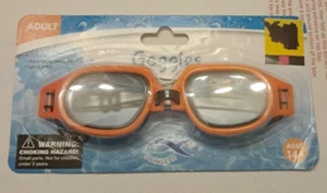 Swimgear Swim Goggles - PC lens - Orange - Adjustable - Latex Free - Age 14+ UE9 - Picture 1 of 1