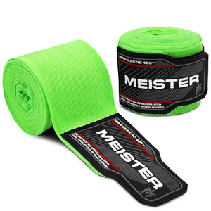 ENVOLTURAS ELÁSTICAS DE MANO JUNIOR 108" (PAR) - MAESTRO MMA Boxeo Mexicano Mujeres Niños - Imagen 1 de 24