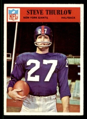 1966 Philadelphia Football #129 Steve Thurlow VG/EX - Image 1 of 2