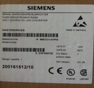 6SE7021-0TP50 NEW SIEMENS MOTION CONTROL COMPACT PLUS INVERTER 6SE7021-0TP50 - Picture 1 of 1