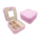Fushia Jewelry Box Earring Ring Organizer Box /Case Portable Cosmetic case