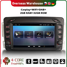 Radio de coche Android 11 2+32GB DAB+DVR navegación Mercedes clase G/C CLK Viano Vito W203