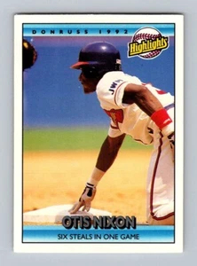 1992 Donruss Baseballkarte neuwertig Otis Nixon #33 - Bild 1 von 3