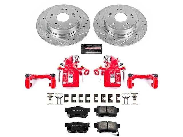 Rear Brake Pad and Rotor Kit For 16-18 Acura ILX KS65Y4 — 第 1/1 张图片