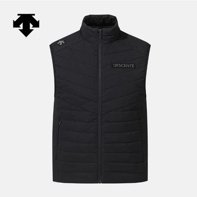 DESCENTE SWISS SKI Defender Snowstorm Lightweight Padded Vest BLACK ASIAN FIT - Image 1 of 4