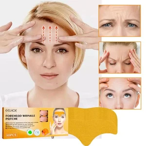 10~100pcs Anti-wrinkle Forehead Line Removal Gel Patch Firming Mask Frown L - Picture 1 of 6