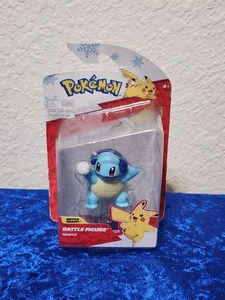 Pokemon Battle Figure SQUIRTLE CHRISTMAS 2022 ~ NEW Jazzwares - Picture 1 of 2
