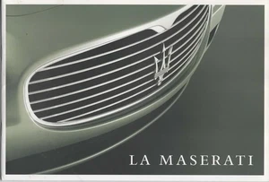 La Maserati 2003 Dealer Sales Brochure-Quattroporte Coupe GT Cambiocorsa Spyder - Picture 1 of 1