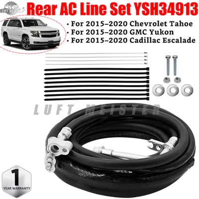 Kit de líneas traseras de aire acondicionado YSH34913 para GMC Chevrolet Tahoe Cadillac Escalade 2015-2020 Foto 1 de 4