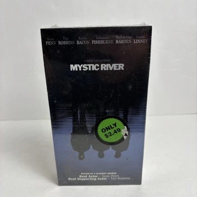MYSTIC RIVER VHS Penn, Robbins, Bacon, Fishburne 2003 Video Tape New Sealed - Image 1 of 4