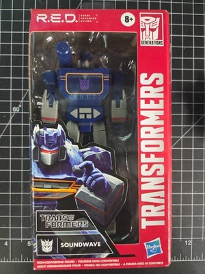Transformers R.E.D. Boneco de ação Hasbro oficial Series G1 Soundwave 6"  - Imagem 1 de 4