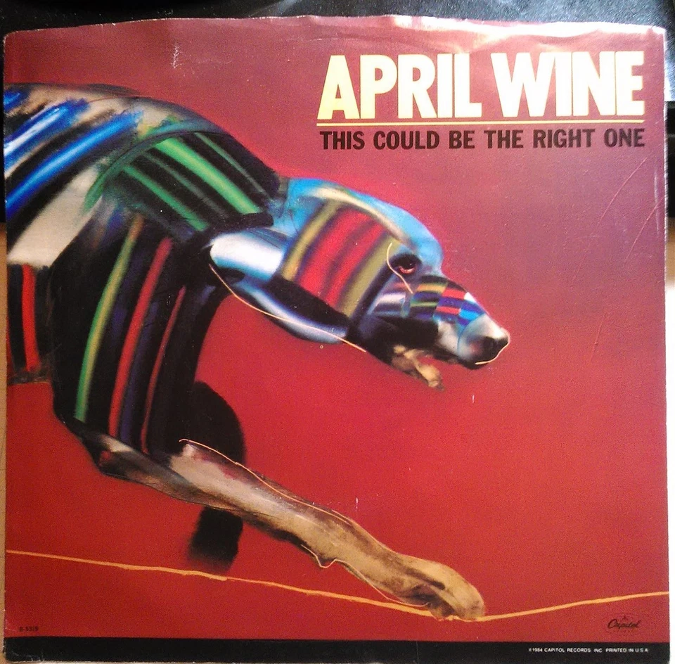 April Wine, This Could Be The Right One ~ 1984 Capitol 45 +PS - Image 1 of 1