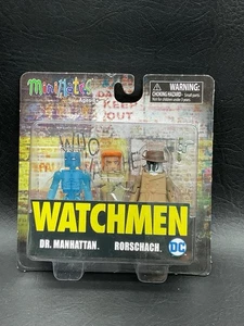 DC Comics Minimates WATCHMEN 2017 Rorschach & Dr. Manhattan MOC Exclusive - Picture 1 of 5