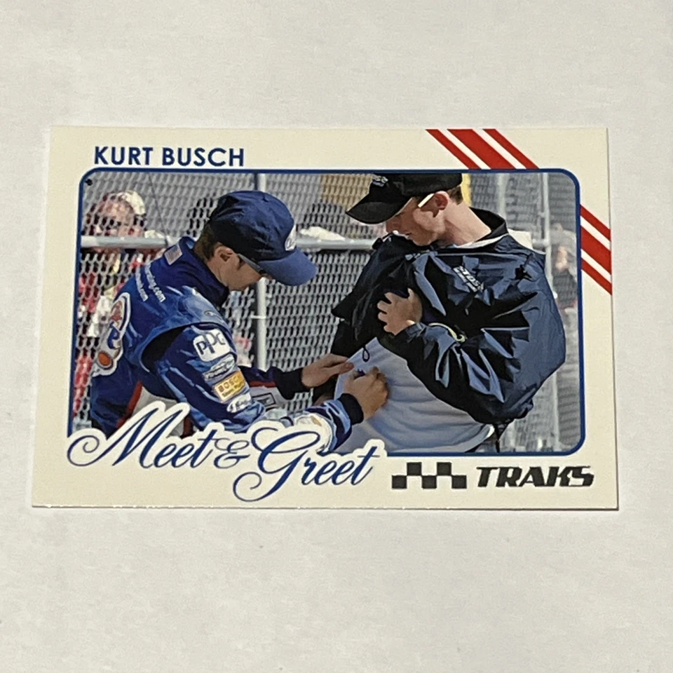 2007 Press Pass Traks Meet & Greet Kurt Busch #67 - Image 1 of 2
