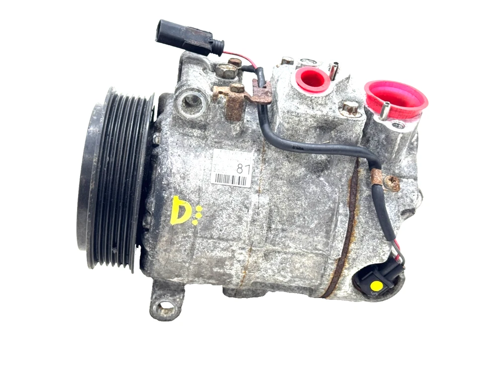 2006–2009 MERCEDES-BENZ W211 E350 A/C COMPRESSOR DE AR CONDICIONADO FABRICANTE DE EQUIPAMENTO ORIGINAL 0012308111 - Imagem 1 de 4