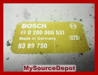 1986,1987 SAAB 9000 TURBO ENGINE COMPUTER ECM 0280000531 - Image 1 of 4