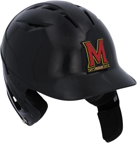 Maryland Terrapins Team-Issued Black Batting Helmet from the Item#12877220 Cover