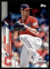 2020 Topps Opening Day Base #136 Shane Bieber - Cleveland Indians