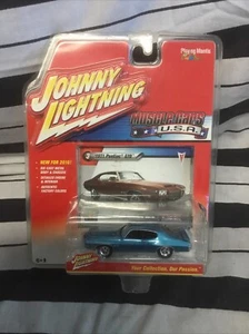 Pontiac GTO 2016 Johnny Lightning Muscle Cars EE. UU. 1971 azul #3 F47 - Imagen 1 de 3