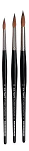 da Vinci Brushes 5360 Artist Brush Russian Red Sable Large Round Set - Picture 1 of 2
