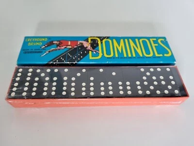 Vintage Greyhound Brand Dominoes Set – Made in England – J.W. Spear & Sons - Image 1 of 4
