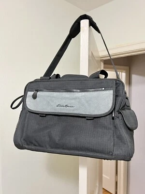 Eddie Bauer Black Carry On Crossbody Duffel Luggage/Travel Bag - Image 1 of 4