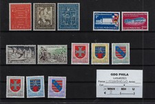 Lotto # 1921 Lussemburgo Lotto di francobolli MNH in serie complete