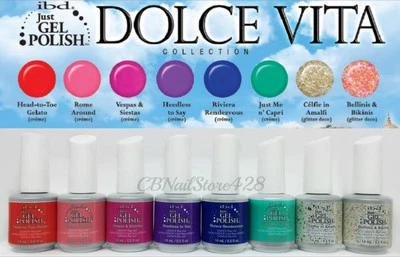 Esmalte en gel IBD Just - DOLCE VITA verano 2015 - los 8 tonos 57011-57018 Foto 1 de 4