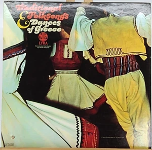 VARIOUS: Traditional Folk Songs And Dances Of Greece LP LYRA RECORDS - Picture 1 of 4