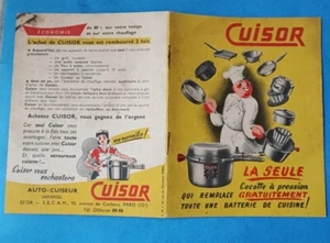 PARIS / LEAFLET LEAFLET "AUTO-COOKER CUISOR" ADVERTISING 1950s - Picture 1 of 2