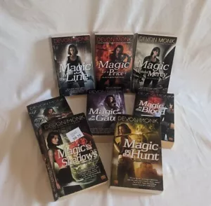 DEVON MONK 8 books SERIES: ALLIE BECKSTORM, MAGIC AT THE GATE, BOOK LOT - Picture 1 of 4