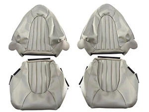 Fits: Jaguar XK8 1997-2000 Premium Seat Covers Oatmeal Vinyl "AGD" TRIM CODE - Foto 1 di 3