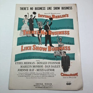 Marilyn Monroe 1954 Film There’s No Business Like Show Business Sheet Music - Picture 1 of 10