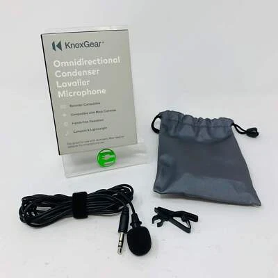 KnoxGear Omnidirectional Condenser Lavalier Microphone KN-LAM02 - Image 1 of 3