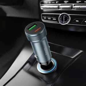 Dual Port (Type-C & USB) PD 38W Car Charger Hoco Z49B - Zdjęcie 1 z 4
