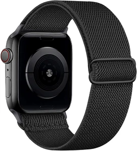 Stretchy Nylon Band Compatible with Apple Watch Series 10 9 8 7 46Mm 45Mm 42Mm - Picture 1 of 12