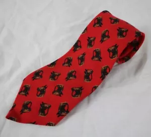"Polo Ralph Lauren rote Krawatte aus 100 % Wolle Quarter Pferd Länge 55"" Breite 4" - Bild 1 von 5