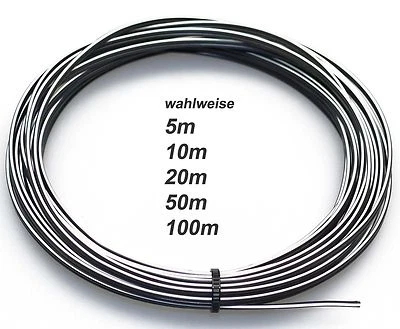 (€ 0,70/m)  Fahrradkabel Lichtkabel 2-adrig 2x0,40mm² 5m 10m 20m 50m 100m - Bild 1 von 2