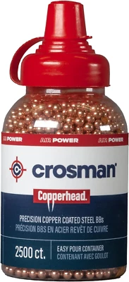CROSMAN CORPORATION Crosman Copperhead 4.5mm Copper Coated BBs In EZ-Pour Bottle For BB Air Pistols