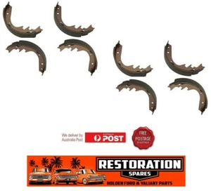 HOLDEN EH UTE AND VAN 2 SETS FRONT & REAR DRUM BRAKE SHOES (read fitment) - Picture 1 of 4