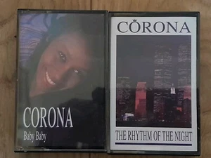 Corona - 2 Rare Vintage Cassette Singles - Owned Since New! - Picture 1 of 2