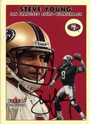 2000 Fleer Tradition #169 Steve Young - Image 1 of 2