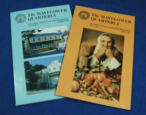 2 Issues 2006 The Mayflower Quarterly Vol 72 Genealogy Journals  - Picture 1 of 1