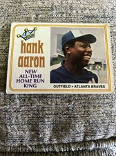 1974 Topps Hank Aaron #1 All Time Home Run King