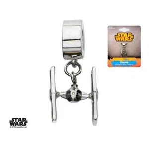 Disney Star Wars Tie Fighter Dangle Edelstahl Charm/Anhänger - Bild 1 von 2