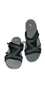 ZiBu By Yuu Ezri UNISEX BLACK MESH Slip-On Sandals Size 11M WOMEN'S 2725 - Picture 1 of 9
