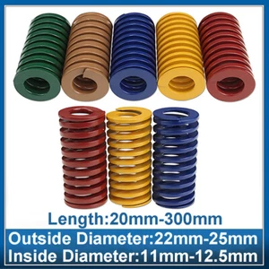 Heavy Load Duty Compression Die Spring ISO - 22-25mm Diameter & Up To 300mm Long - Picture 1 of 14