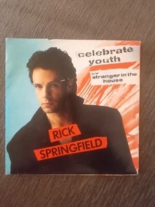 RICK SPRINGFIELD CELEBRATE YOUTH OG UK 1985 RCA 7" 45 PB 49987 - Picture 1 of 1