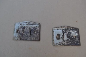 1920's 1930's ash tray mounting brackets - Picture 1 of 2